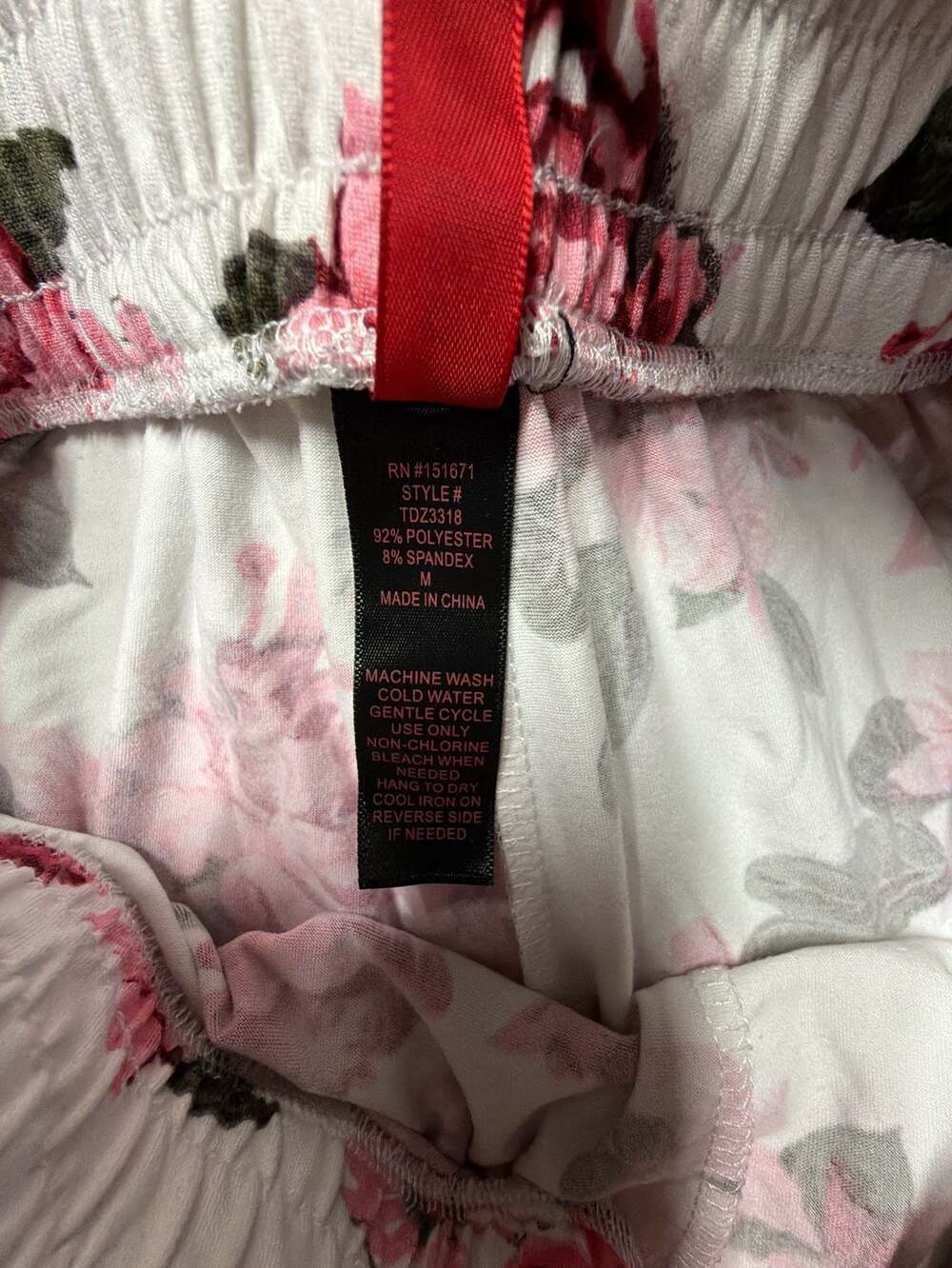 Hot Kiss Floral Print Lounge Shorts Size M - Picture 3 of 3